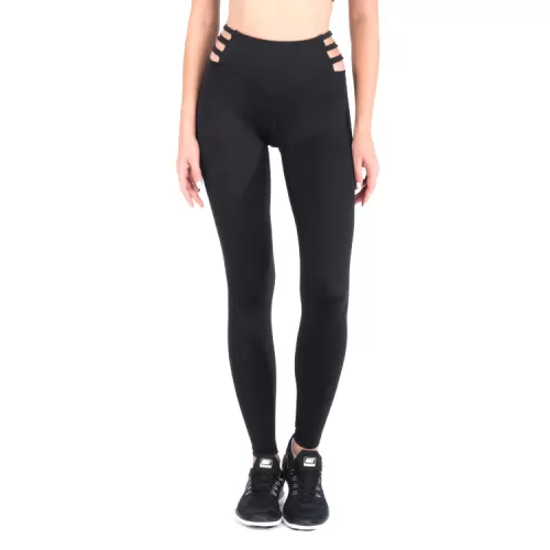 Bombshell leggings in onyx black